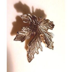 Brooch, Vintage, gold leaf brooch, vintage leaf brooch, Jewelry, mid century